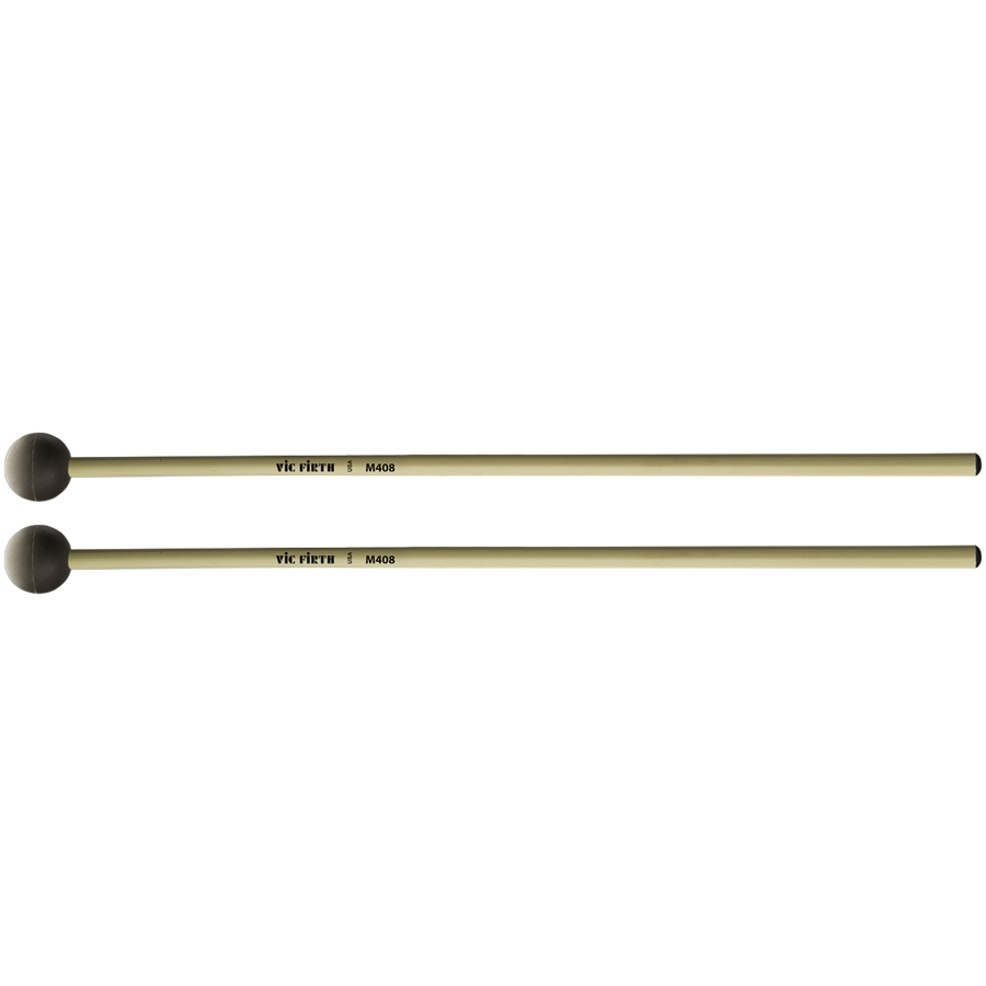 VIC FIRTH M408 - ARTICULATE SERIES MALLET - MED.SOFT RUBBER ROUND