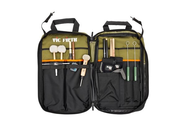 VIC FIRTH VXSB0114 PROFESSIONAL STICK BAG GREEN/BLACK