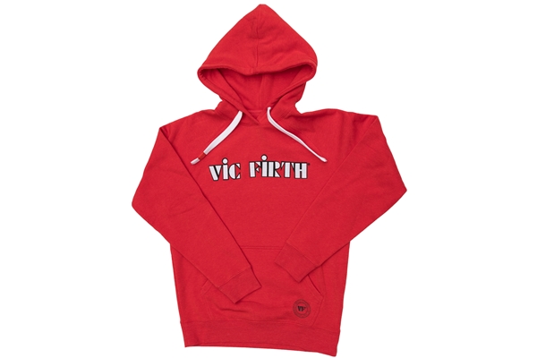 VIC FIRTH VAHD0012 RED PULLOVER HOODIE MEDIUM