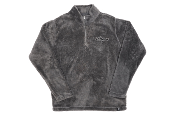 ZILDJAN T3481 - QUARTER ZIP SHERPA PULLOVER - S