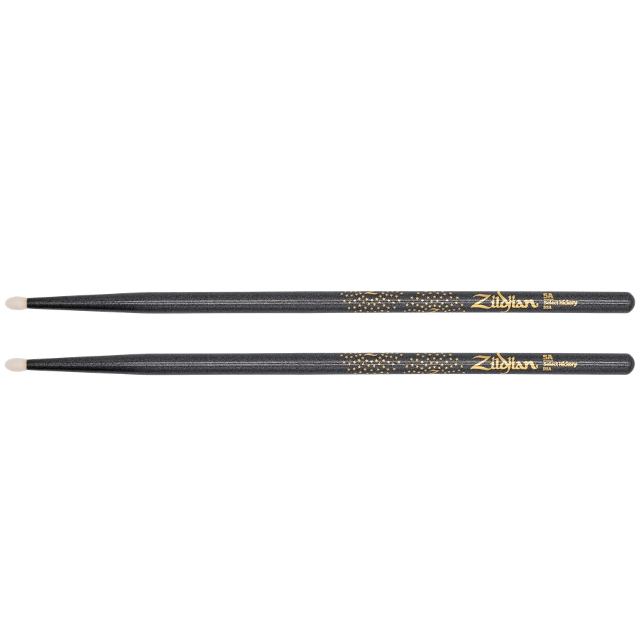 ZILDJAN Z CUSTOM LE DRUMSTICK COLLECTION 5A BLACK CHROMA, NYLON TIP