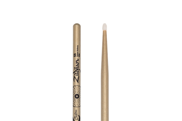 ZILDJAN Z CUSTOM LE DRUMSTICK COLLECTION 5A GOLD CHROMA, NYLON TIP