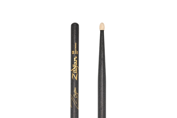 ZILDJAN Z CUSTOM LE DRUMSTICK COLLECTION 5B BLACK CHROMA, WOOD TIP