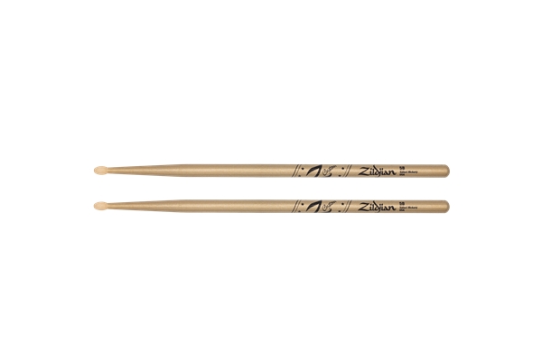 ZILDJAN Z CUSTOM LE DRUMSTICK COLLECTION 5B GOLD CHROMA, WOOD TIP