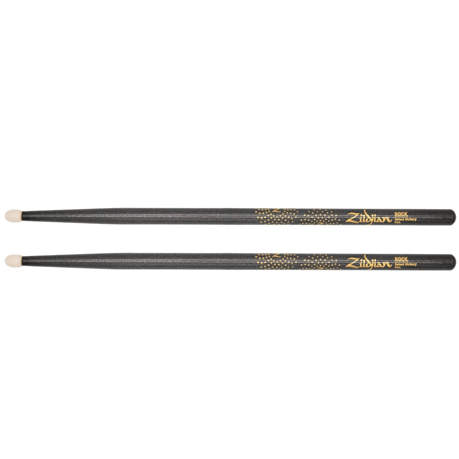 ZILDJAN Z CUSTOM LE DRUMSTICK COLLECTION ROCK BLACK CHROMA, NYLON TIP