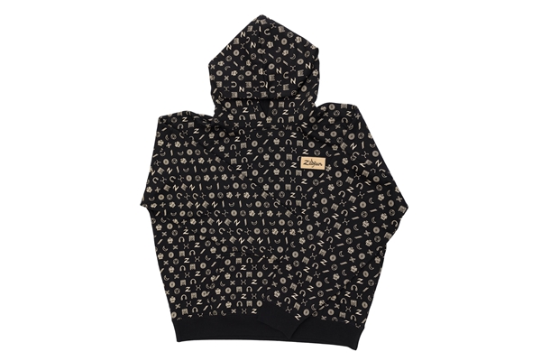 ZILDJAN ZAHD0073 ICON HOODIE BLACK LARGE
