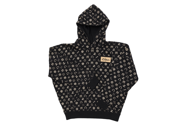 ZILDJAN ZAHD0082 YOUTH HOODIE BLACK MEDIUM