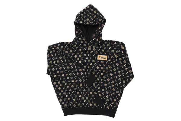 ZILDJAN ZAHD0083 YOUTH HOODIE BLACK LARGE