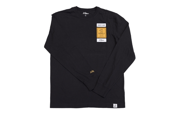 ZILDJAN ZALS0014 LONG SLEEVE BLACK TEE XL