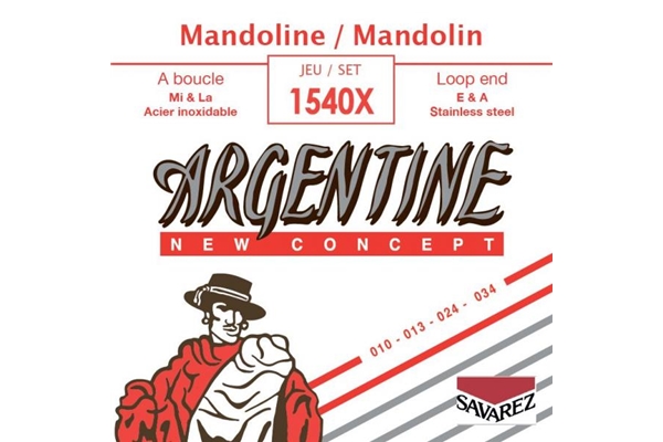 SAVAREZ 1064 CORDA SINGOLA SOL-4 AVVOLTA IN ACCIAIO LOOP END MANDOLA