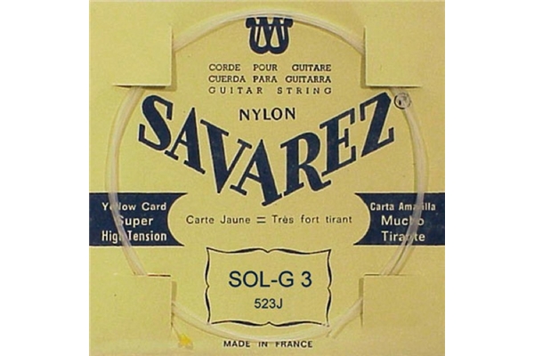 SAVAREZ 523J CORDA SINGOLA SOL-G-3 CHITARRA CLASSICA