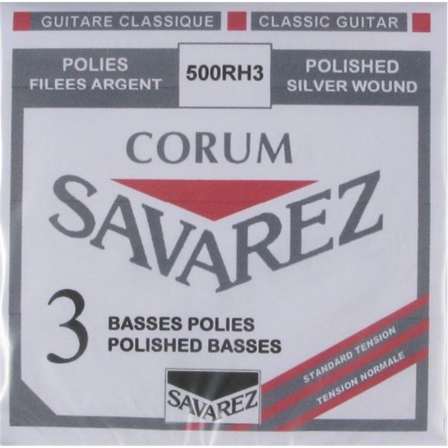 SAVAREZ 500RH3 SET 3 BASSI CORUM POLISH