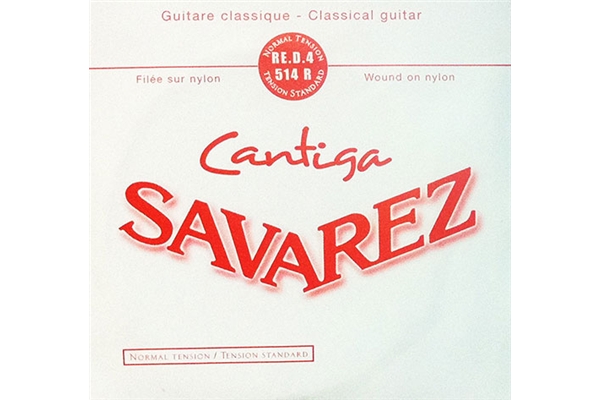 SAVAREZ 514R CORDA SINGOLA RE-D-4 CHITARRA CLASSICA