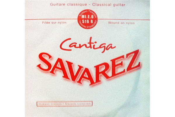 SAVAREZ 516R CORDA SINGOLA MI-E-6 CHITARRA CLASSICA