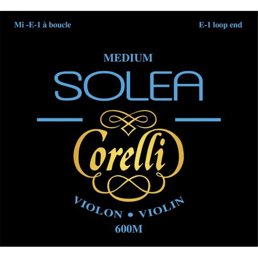 SAVAREZ 600M SET CORDE VIOLINO SOLEA CORELLI, TENSIONE MEDIA, LOOP END