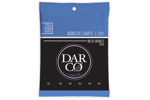 MARTIN D520 DARCO ACOUSTIC LIGHT BRONZE 12-54
