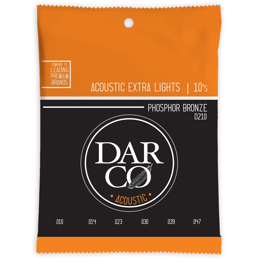 MARTIN D210 DARCO ACOUSTIC EXTRA LIGHT PHOSPHOR BRONZE 10-47