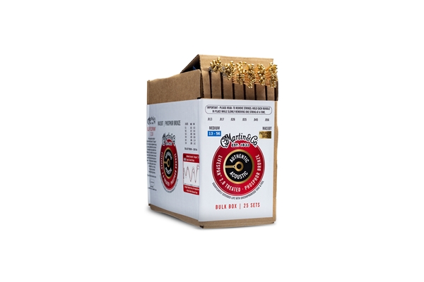 MARTIN MA550TBULK AUTHENTIC LIFESPAN 2.0 MEDIUM 13-56, BULK/25