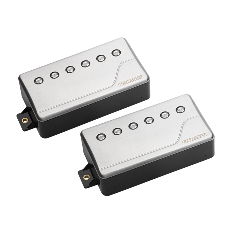 FISHMAN FLUENCE CLASSIC HUMBUCKER SET/2 BRUSHED STAINLESS