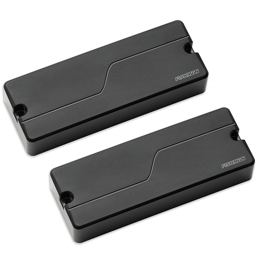 FISHMAN FLUENCE BASS SOAPBAR BLACK PLASTIC SET/2 5 CORDE