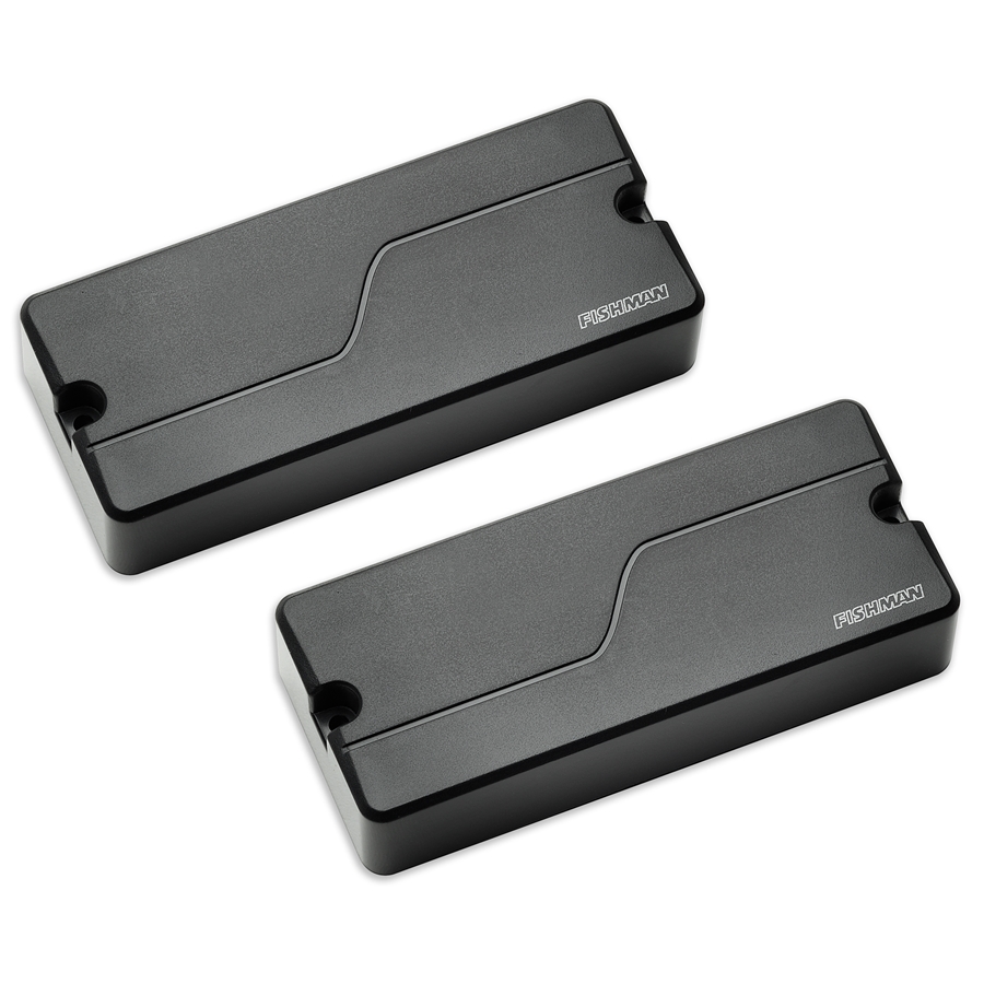 FISHMAN FLUENCE BASS SOAPBAR BLACK PLASTIC SET/2 4 CORDE