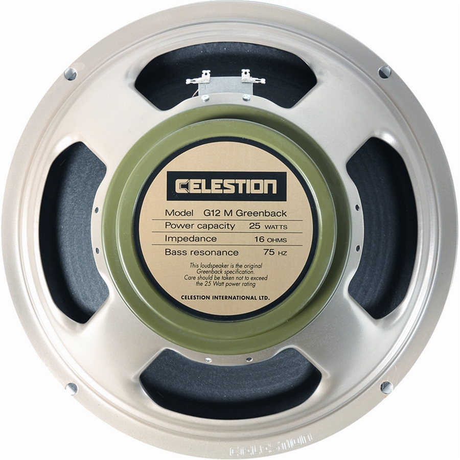 CELESTION CLASSIC G12M GREENBACK 25W 16OHM
