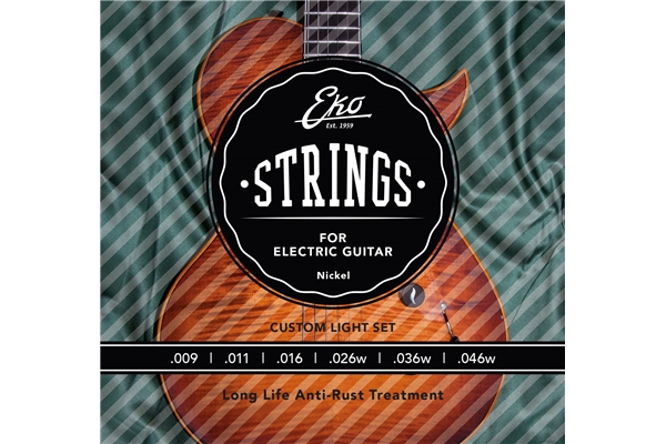 Eko Corde Chitarra Elettrica 9-46 Light Set/6