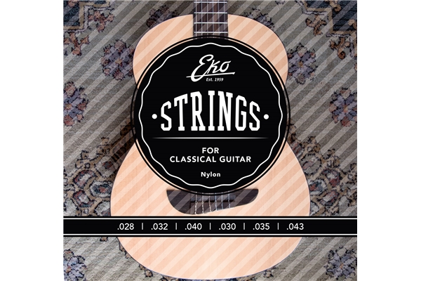 Eko Corde Chitarra Classica 28-43 Medium Tension Set/6