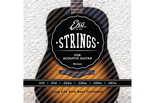 Eko Corde Chitarra Acustica Bronze 10-47 Light Set/6