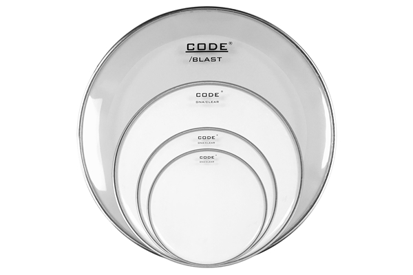 CODE HEADS DRUM DNA PACK DI PELLI TRASPARENTI - DNACL10121622
