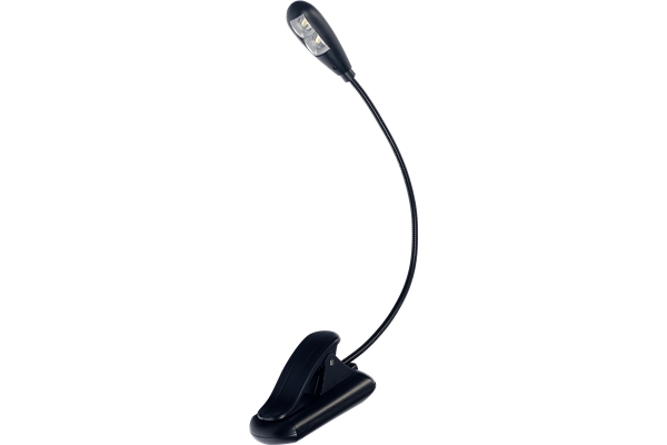 RTX LP1L LAMPADA A CLIP FLESSIBILE PER LEGGIO (2 LED)