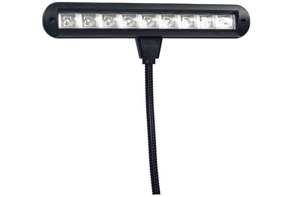 RTX LPL LAMPADA A CLIP FLESSIBILE PER LEGGIO (9 LED)