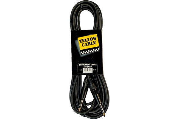 YELLOW GP66D CAVO STRUMENTO JACK MONO/JACK MONO PROFILATO 6 M