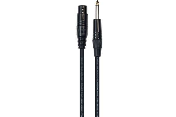YELLOW M01J CAVO MICROFONICO JACK SBILANCIATO/XLR FEMMINA 1 M