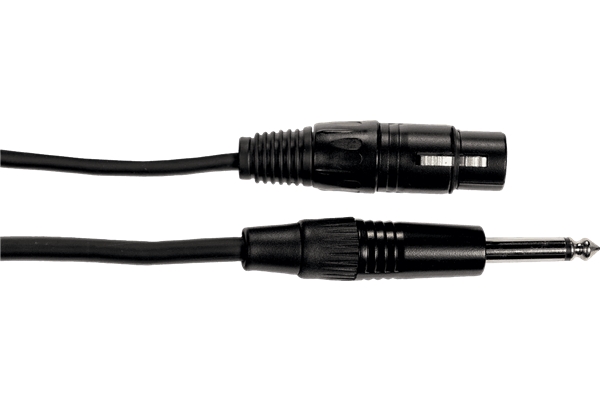 YELLOW M05J CAVO MICROFONICO JACK SBILANCIATO/XLR FEMMINA 5 M