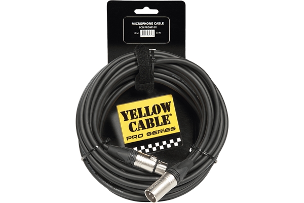 YELLOW PROM10X CAVO MICROFONICO XLR NEUTRIK 10 M