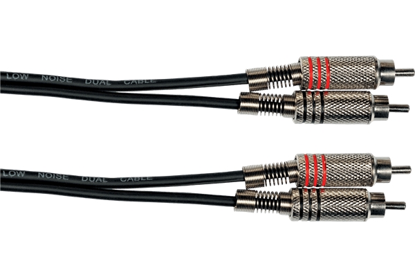 YELLOW K04-1 CAVO SEGNALE 2X RCA MASCHIO/2X RCA MASCHIO 1 M