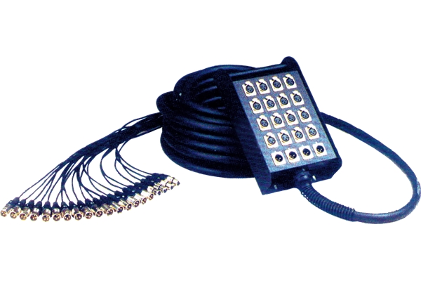 YELLOW H104-5 CIABATTA AUDIO 16X XLR IN / 4X XLR OUT 5 M