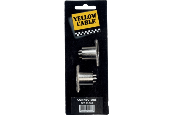 YELLOW XLR03 PRESE XLR MASCHIO 2 PCS