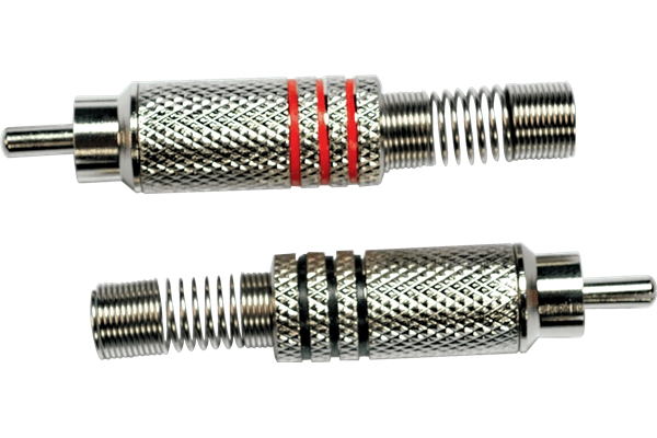YELLOW RCA01 CONNETTORI RCA MASCHIO 2 PCS