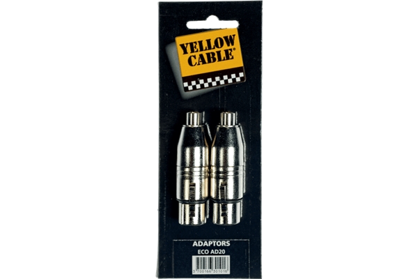 YELLOW AD20 ADATTATORE RCA FEMMINA/XLR FEMMINA 2 PCS