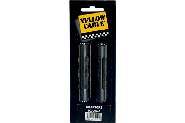 YELLOW AD22 ADATTATORE JACK TRS/JACK TRS FEMMINA 2 PCS