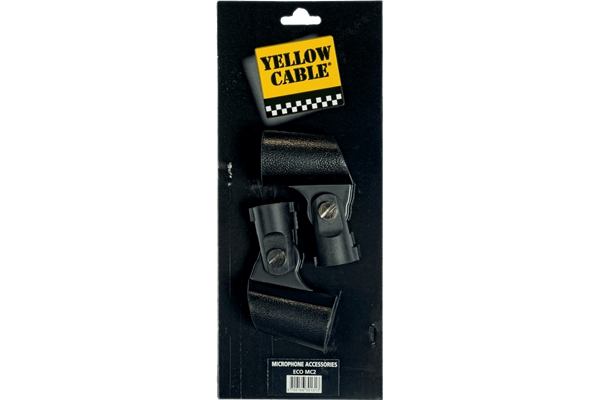 YELLOW MC2 CLAMP PER MICROFONO Ø 28 MM 2 PCS