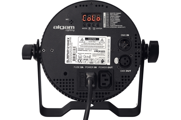 ALGAM SLIMPAR-1210-HEX PROIETTORE PAR LED 12 X 10W RGBWAU