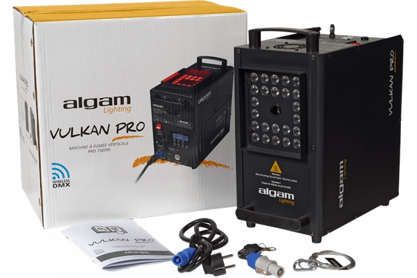 ALGAM VULKAN PRO MACCHINA DEL FUMO VERT/ORIZZ EFFETTO CO2