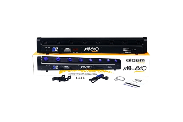 ALGAM MB 810 BARRA 8 LEDS MOTORIZZATA RGBW