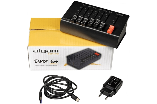 ALGAM DMX 6+ CONTROLLER DMX 6 CANALI