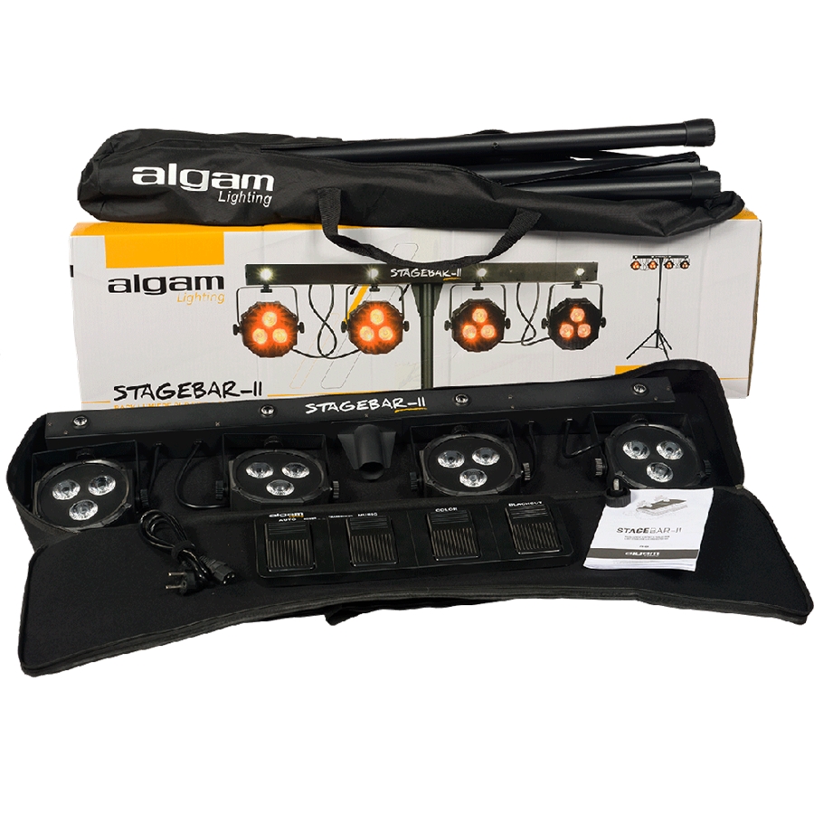 ALGAM STAGEBAR-II SET ILLUMINAZIONE PAR LED DMX