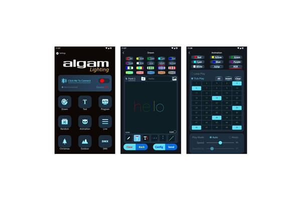 ALGAM SPECTRUM 1500 RGB+ LASER A BATTERIA 1500 MW