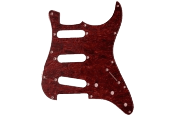 YELLOW EZ1100T BATTIPENNA 3 STRATI STRATOCASTER® STYLE TARTARUGATO